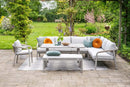 Monti lounge-diningset - 5-delig - taupe - rope grey sand - valley sand - Majorr
