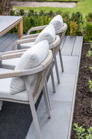 Monti dining fauteuil - taupe - rope grey sand - valley sand - Majorr