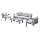 Monti loungeset - 4-delig - taupe - rope grey sand - valley sand - Majorr