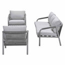 Monti loungeset - 4-delig - taupe - rope grey sand - valley sand - Majorr