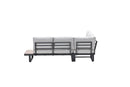 Masone loungeset - 4-delig -  carbon black  valley sand - light teak Vironwood - Majorr