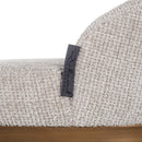 Barstoel Bolton natural renagade / brushed gold - Majorr