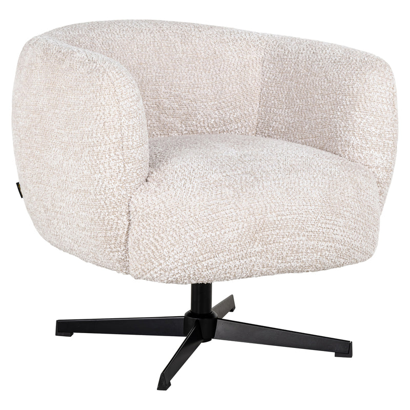 Draaifauteuil Estelle Lovely Cream - Majorr