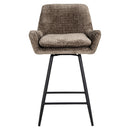 Counterstoel Linsey stone chenille - Majorr