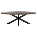 Eettafel Watson Dark brown/black 235