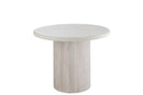 Dining Table Round Marble Off-White Large