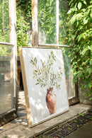 Painting Olive Branch Acrylic Multicolored