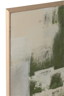 Painting Abstract Pinewood Khaki Green/Off-White