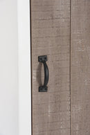 Painting Men Hanging Rectangle Acrylic White/Gold Colored