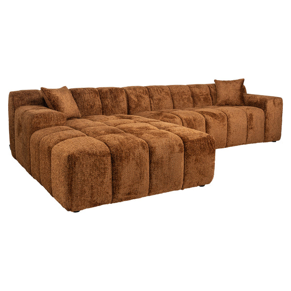 Sofa Cube 3-zits + lounge links - Majorr