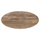 Eettafel Russo ash brown oval 235