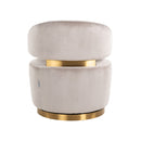 Draaistoel Maxime khaki velvet - Majorr