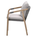 Santos dining fauteuil - acaciahout met white wash - rope taupe - grey sand - Majorr
