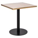 Bistrotafel Brazza beige 70x70