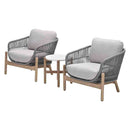 Garden Impressions Talara loungeset - 3-delig - acaciahout - taupe - Majorr
