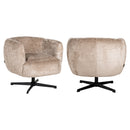 Draaifauteuil Estelle Sheep Nature - Majorr