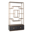 Wandkast Hunter black rustic