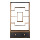 Wandkast Hunter black rustic