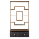 Wandkast Hunter black rustic