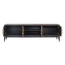 TV-meubel Bloomville brass shagreen