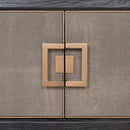 TV-meubel Bloomville brass shagreen
