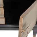 TV-meubel Bloomville brass shagreen