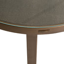 Salontafel Bloomville brass shagreen incl. glass tops (Set of 2)