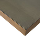 Eettafel Bloomville brass shagreen incl. glass top 200