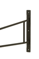 Table Wall Turning Round Wood/Metal Natural