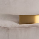 Draaistoel Maxime khaki velvet - Majorr