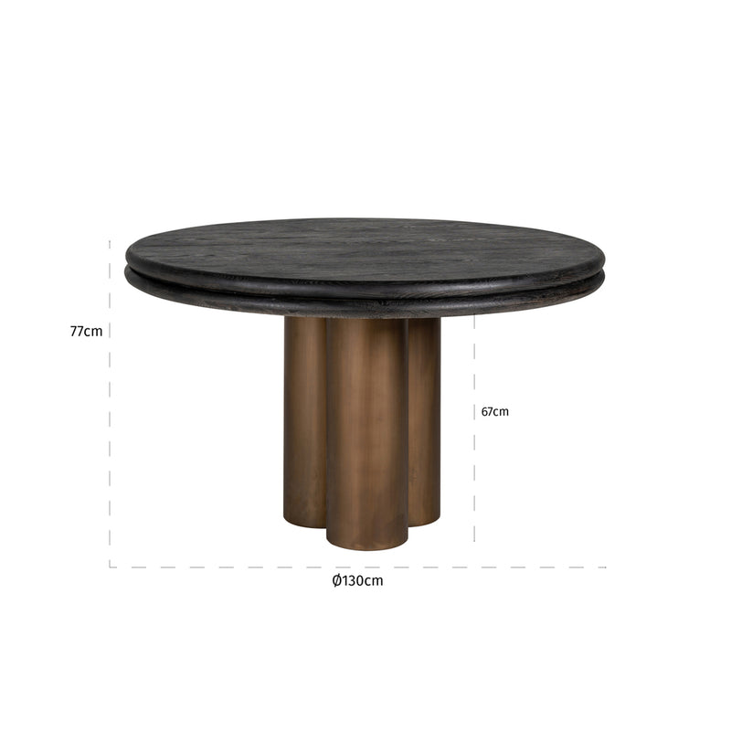 Eettafel Macaron 130Ø - Majorr