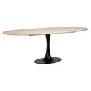 Eettafel Hampton black oval 230