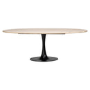 Eettafel Hampton black oval 230