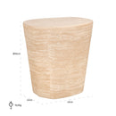 Salontafel Fictus Travertine faux - Majorr