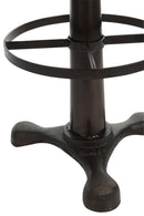 Bar Stool Leather/Metal Brown