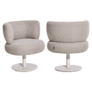 Outdoor eetkamerstoel Mason greige alpine swivel