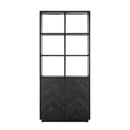 Boekenkast Blackbone brass 2-deuren - Majorr