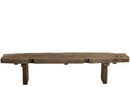 Bench Rough Recycled Wood Brown