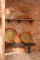 Bench Rough Recycled Wood Brown