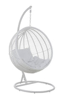 Hanging Chair Round Steel White