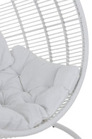 Hanging Chair Round Steel White