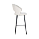Barstoel Savoy white bouclé - Majorr