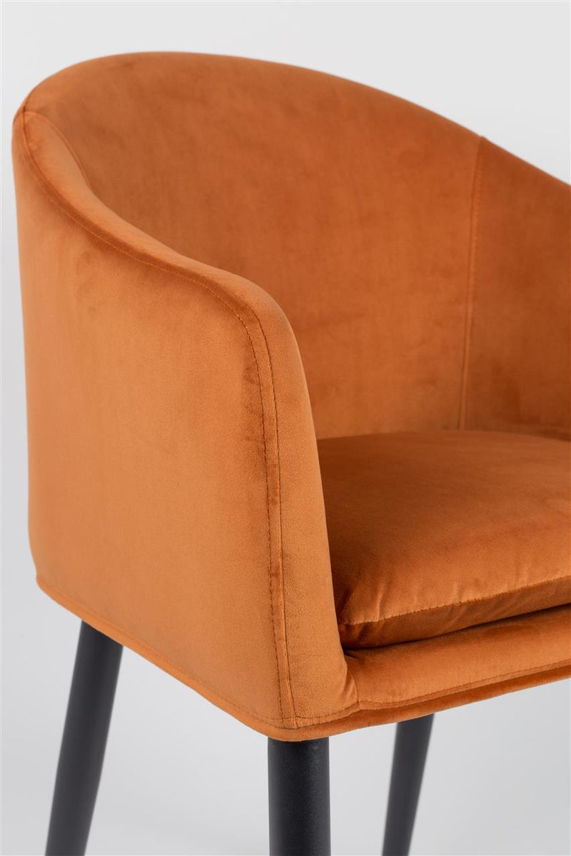 Armchair Catelyn Orange - Majorr