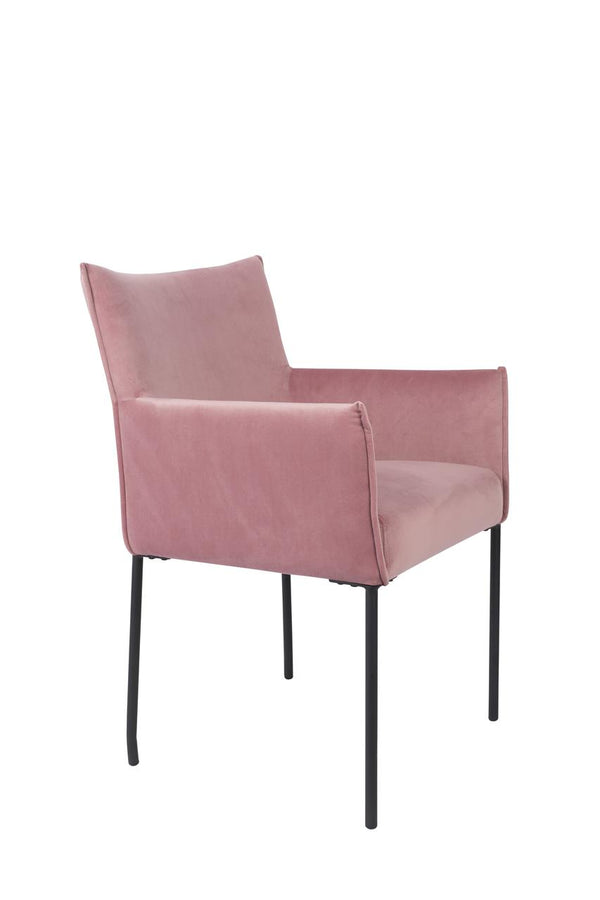 Armchair Dion Velvet Pink