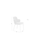 Armchair Jerrico Light Beige - Majorr