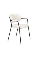 Armstoel Jolien Black/Bouclé - Majorr