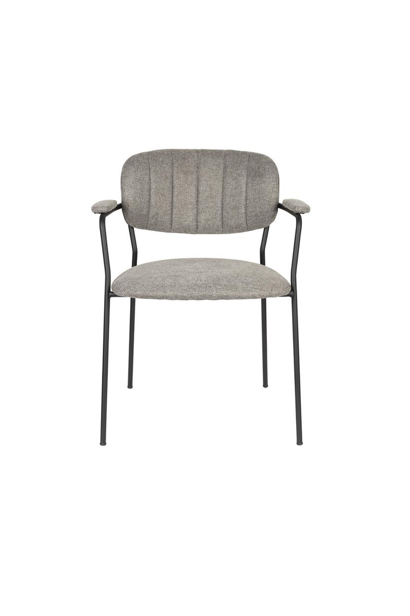 Armchair Jolien Black/Grey Fr - Majorr