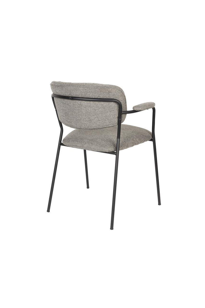 Armchair Jolien Black/Grey Fr - Majorr