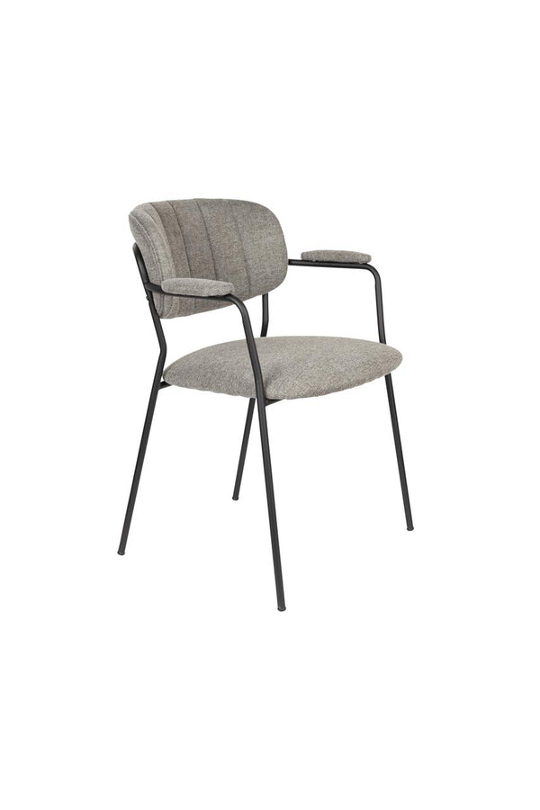 Armchair Jolien Black/Grey Fr