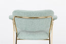 Armchair Jolien Gold/Light Green - Majorr